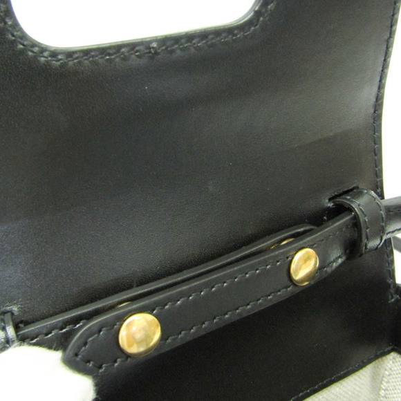 GUCCI Black Leather Bamboo Shoulder Bag - Picture 13 of 16